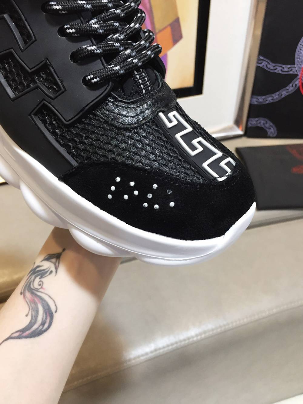 V*ERSACE SNEAKERS BLACK